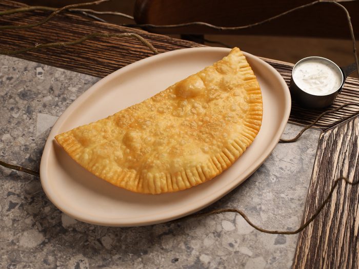 Cheburek with beef